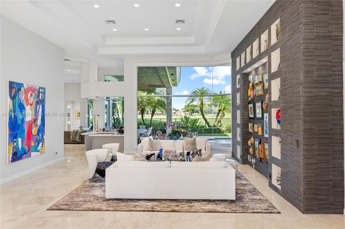 Fireplace, Interior, Living room, Recessed Lighting