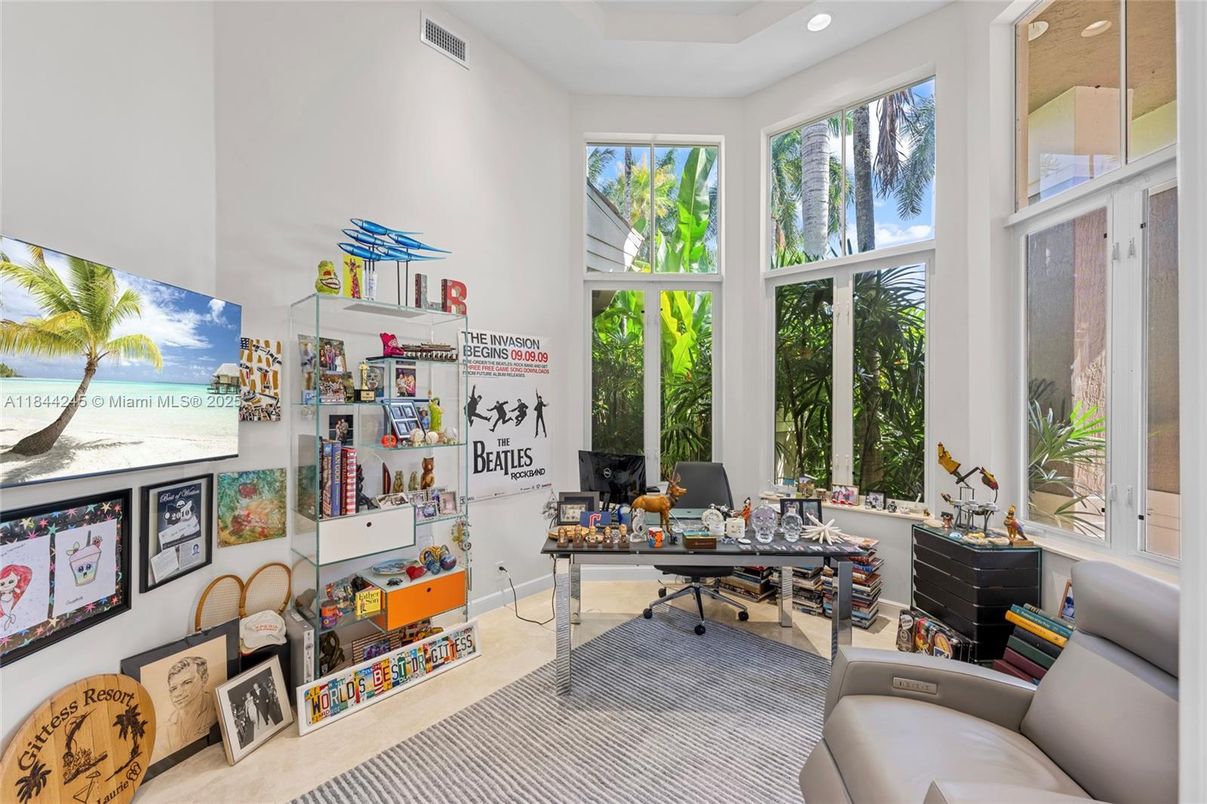 Home Office, Interior, Recessed Lighting