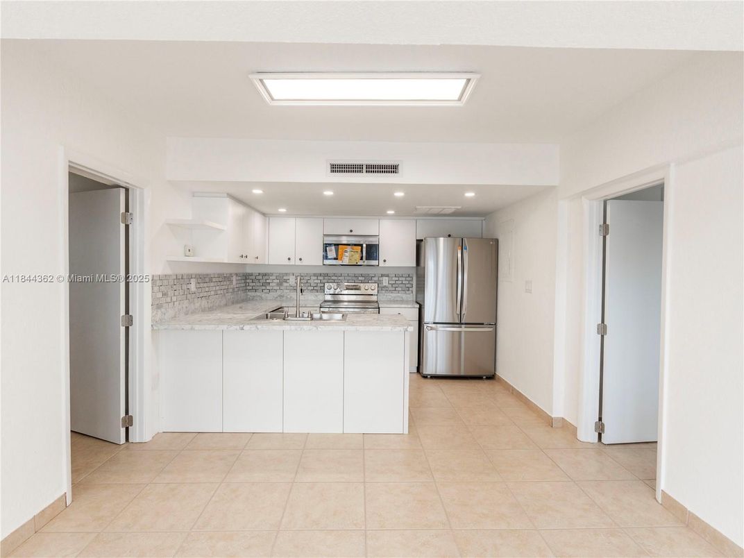 Interior, Kitchen, Recessed Lighting, Stainless Steel Appliances
