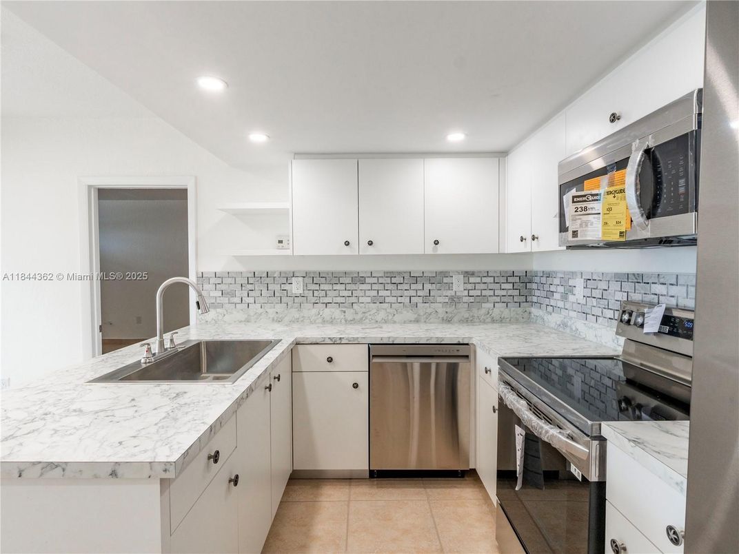 Interior, Kitchen, Recessed Lighting, Stainless Steel Appliances
