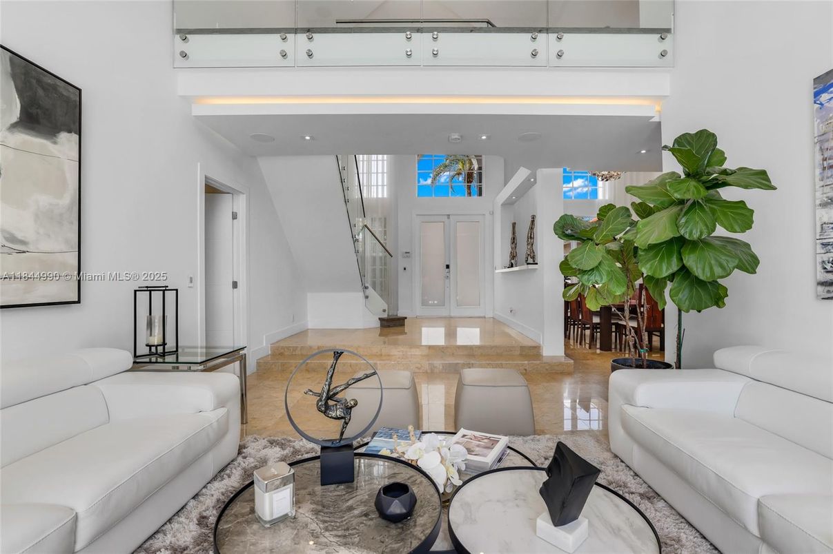 Interior, Living room, Recessed Lighting