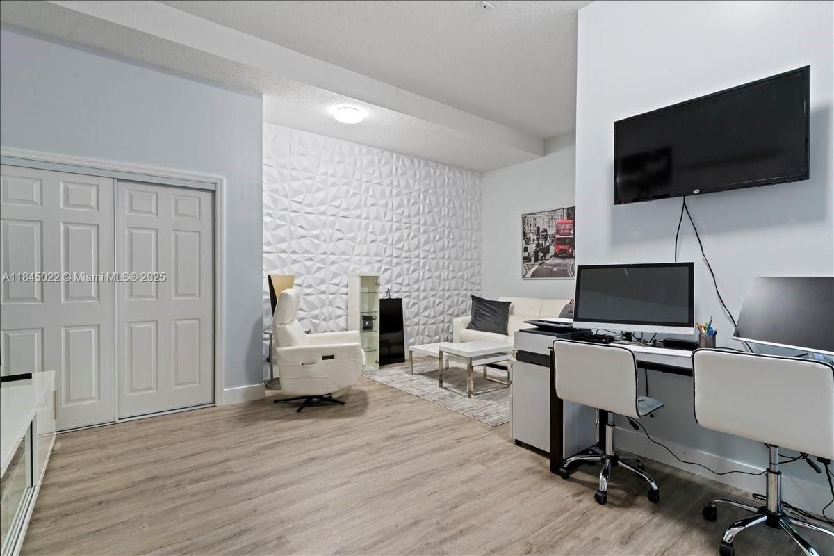 Home Office, Interior, Wood Texture Flooring