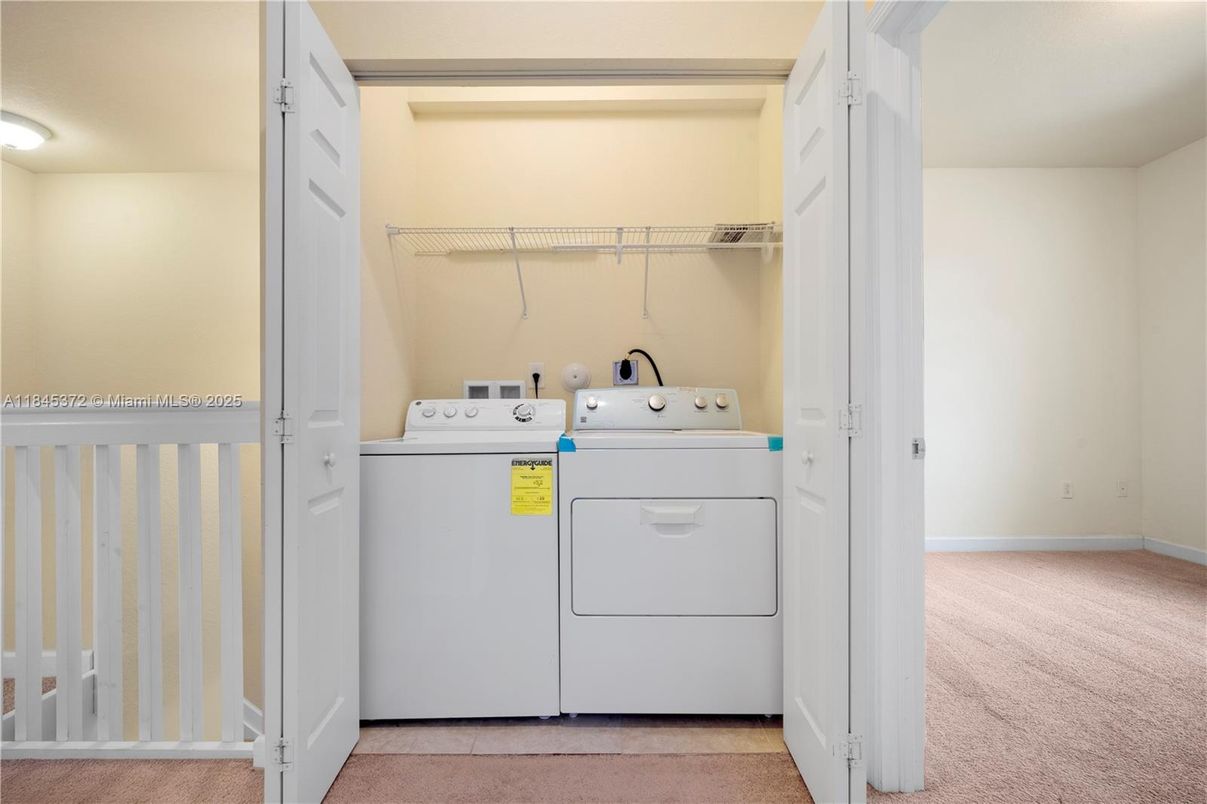 Interior, Utility Closets, Washer