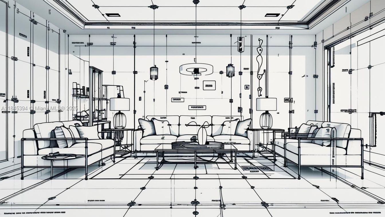 Interior, Living room, Pendant Lights