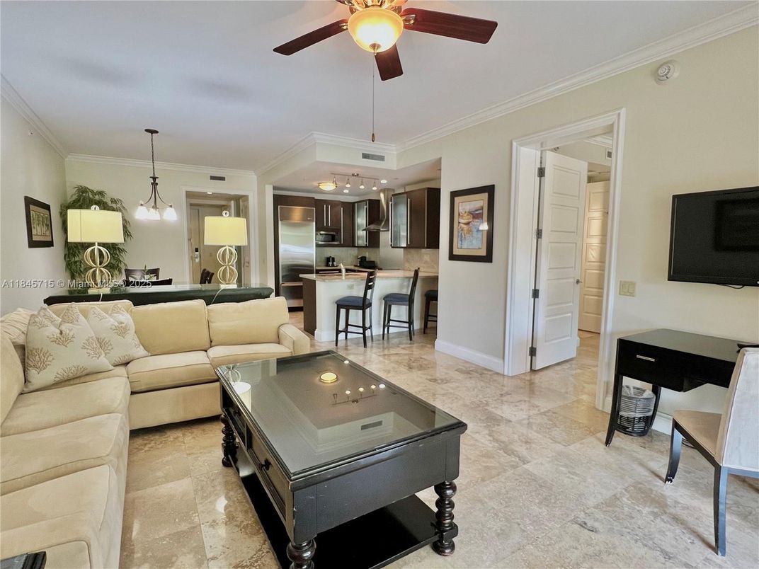 Dining room, Interior, Kitchen, Living room, Pendant Lights, Stainless Steel Appliances