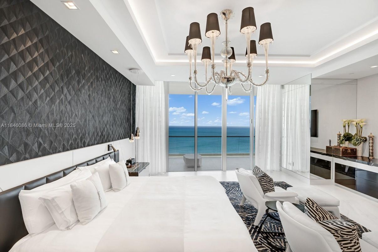 Bedroom, Chandelier, Interior, Recessed Lighting, Water
