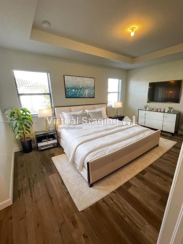 Bedroom, Interior, Wood Texture Flooring