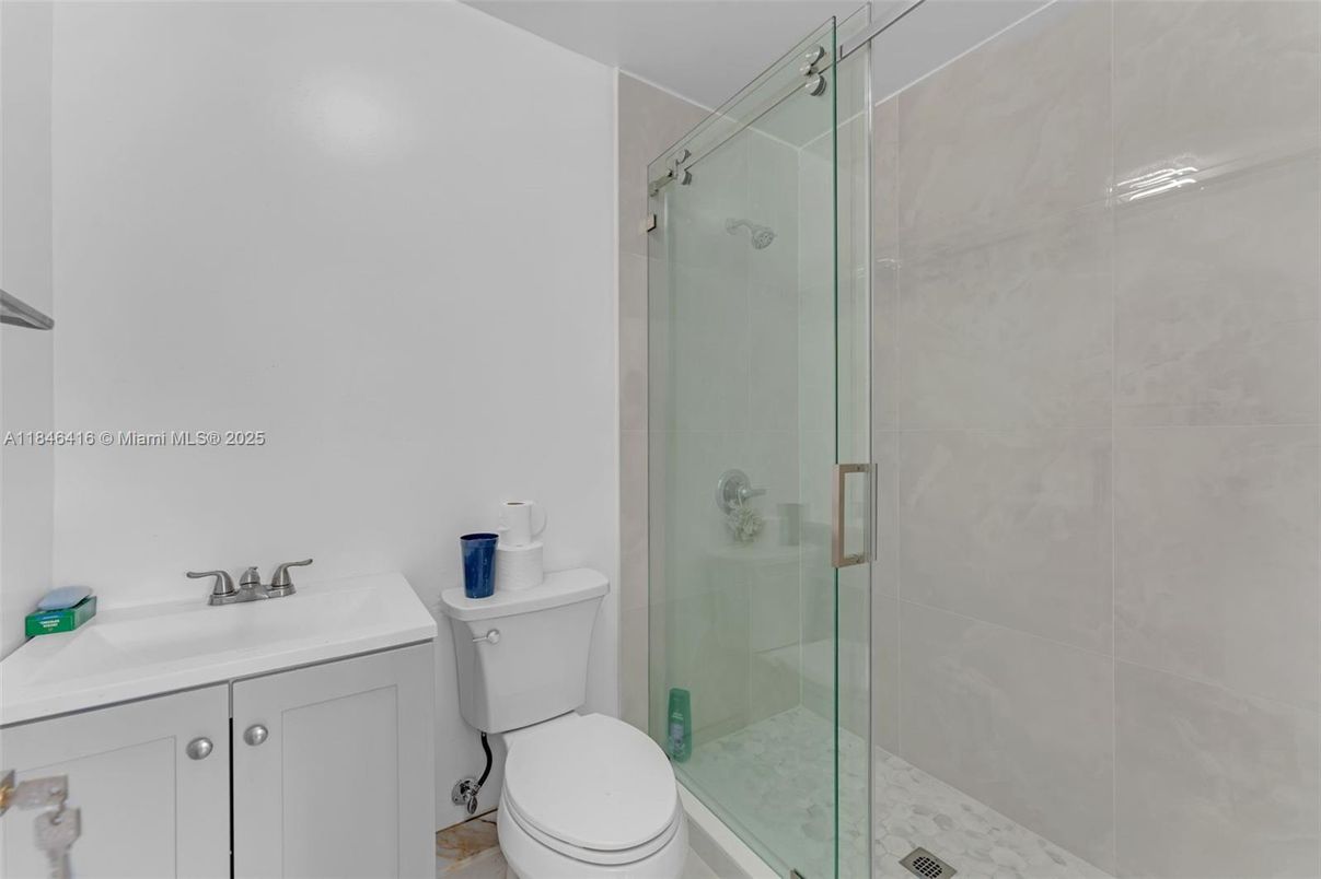 Bathroom, Glass Shower, Interior