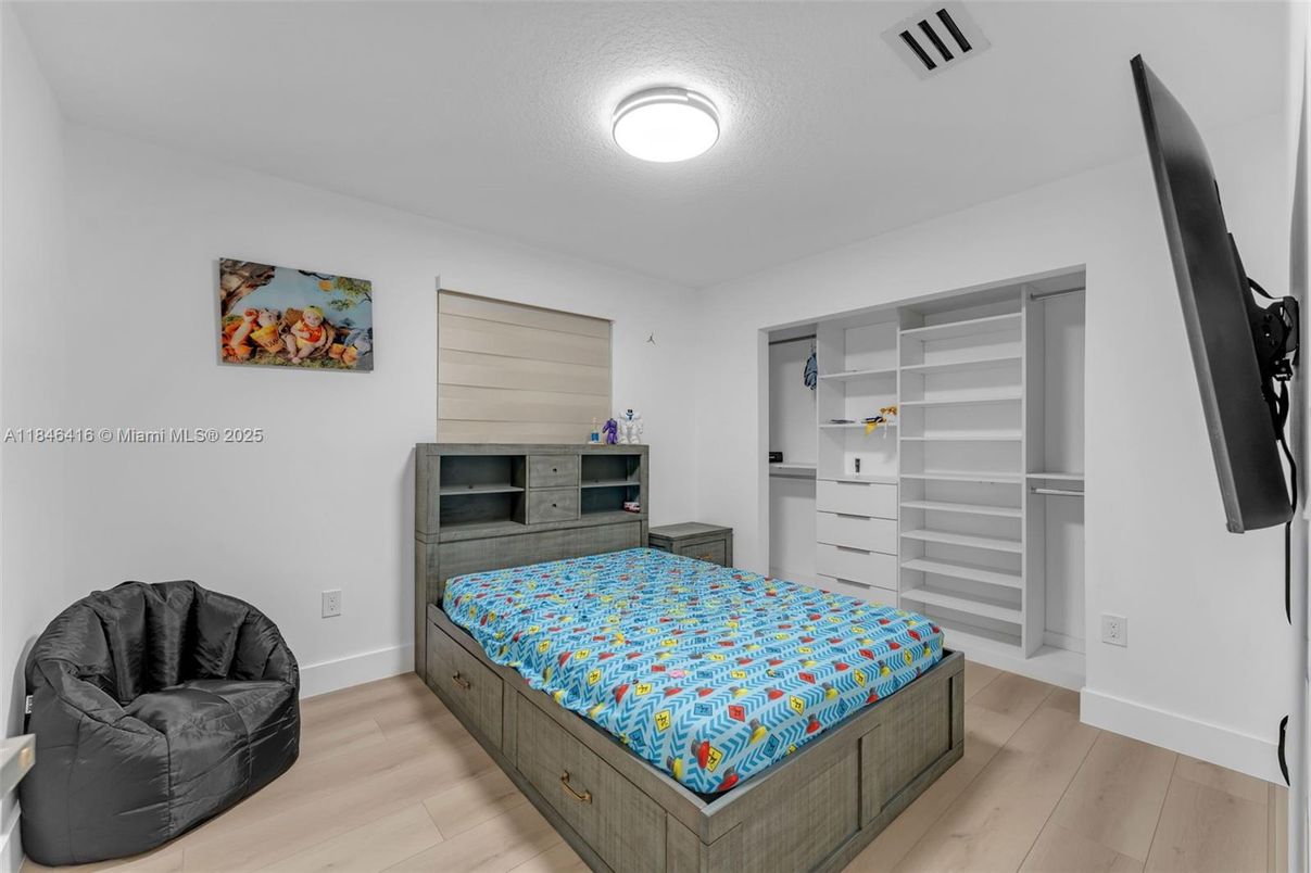 Bedroom, Interior, Wood Texture Flooring