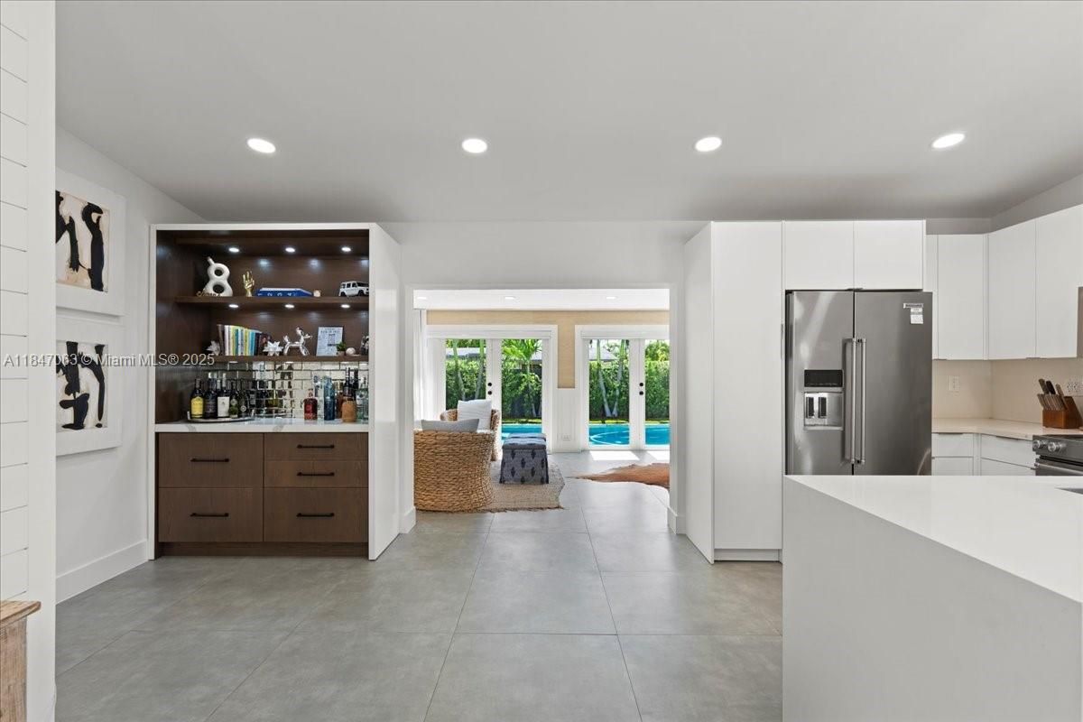 Interior, Kitchen, Recessed Lighting, Stainless Steel Appliances