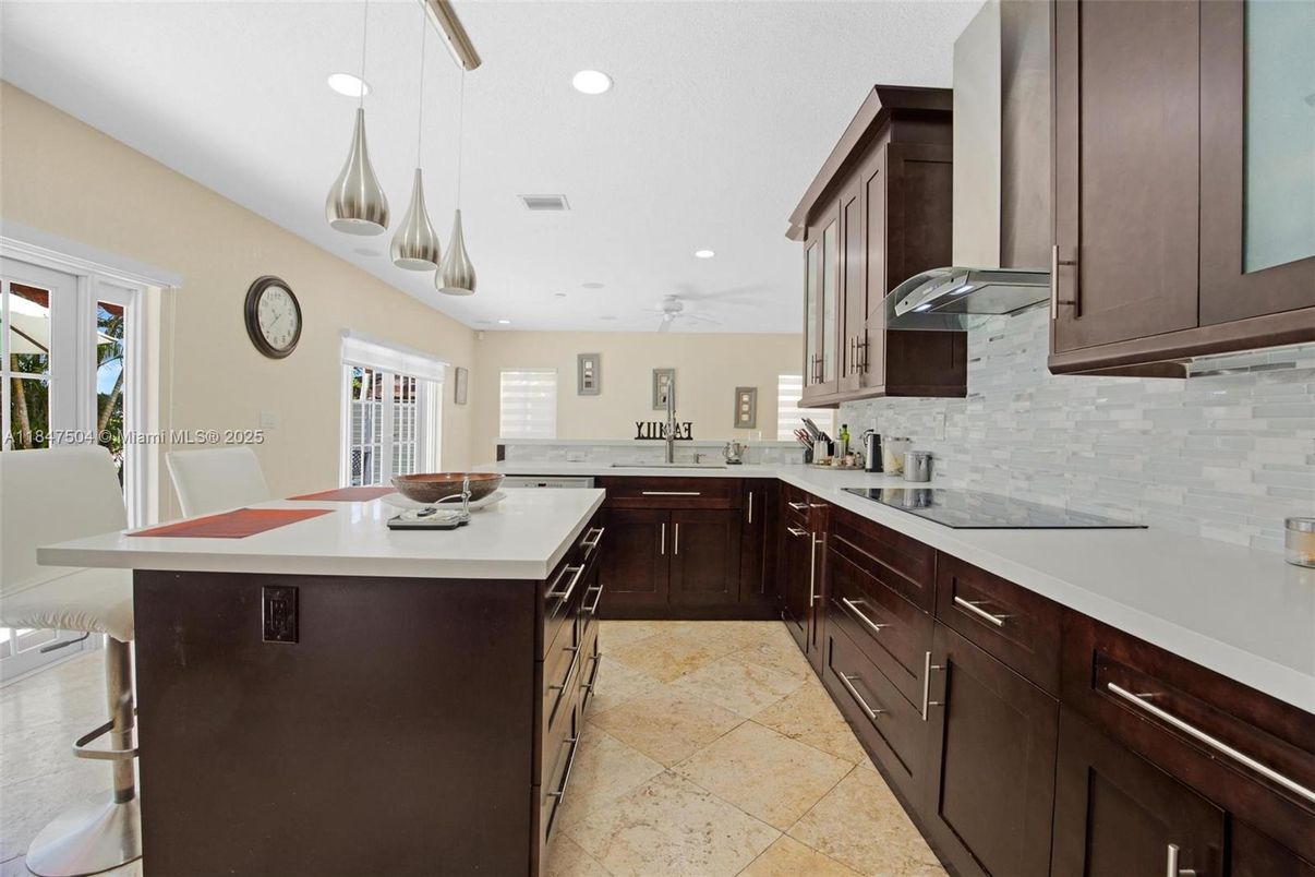 Interior, Kitchen, Pendant Lights, Recessed Lighting