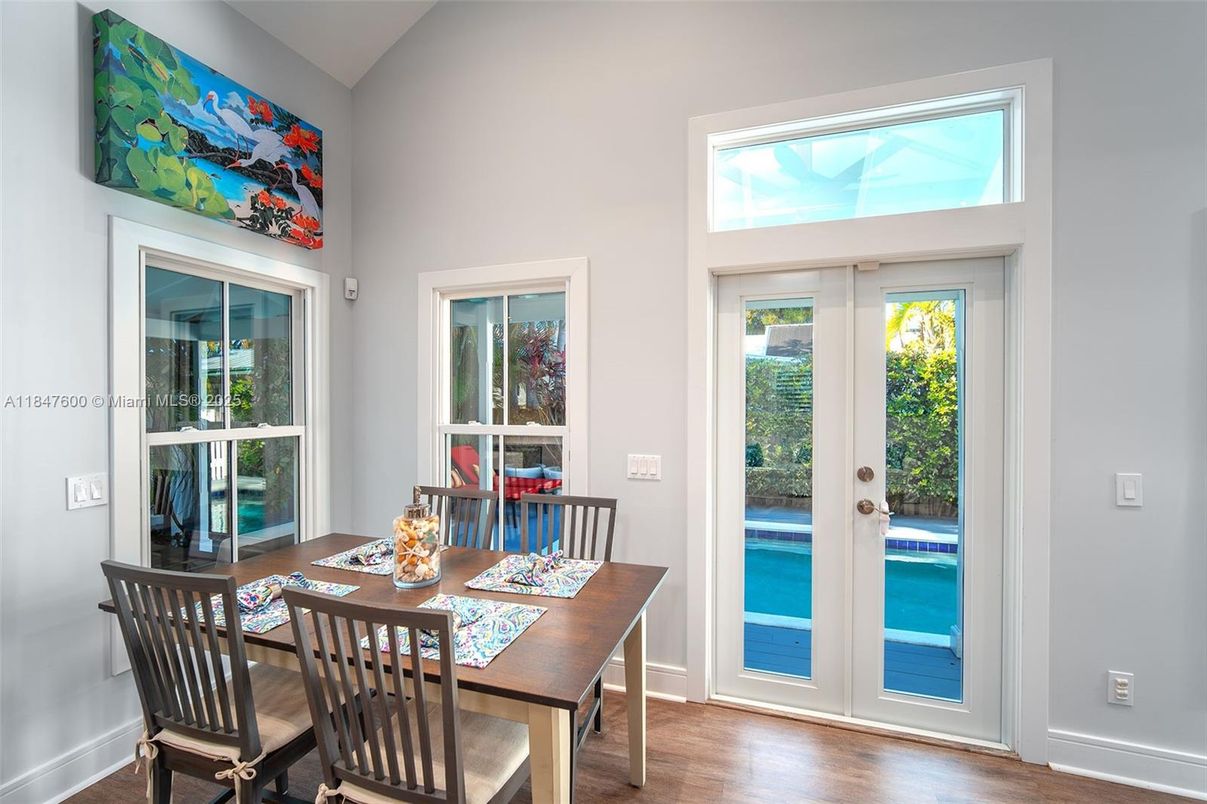 Dining room, Interior, Wood Texture Flooring