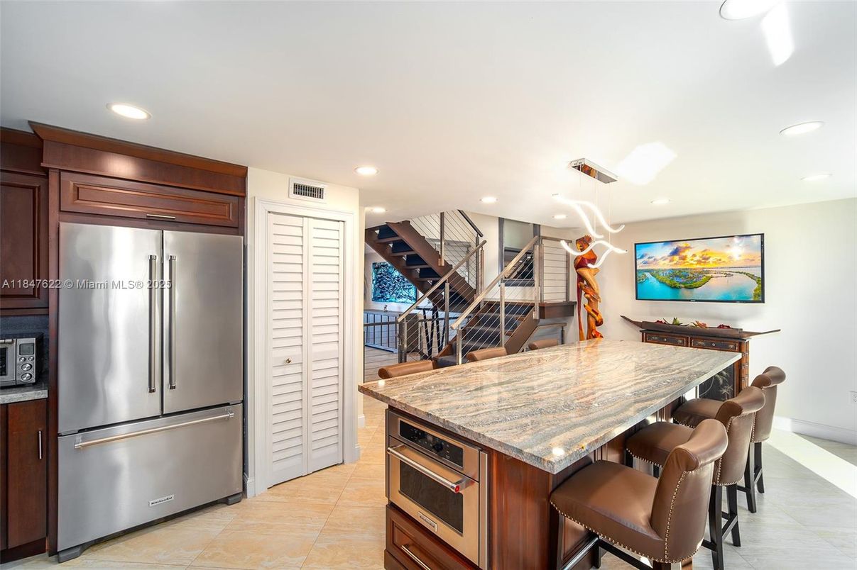 Interior, Kitchen, Recessed Lighting, Stainless Steel Appliances