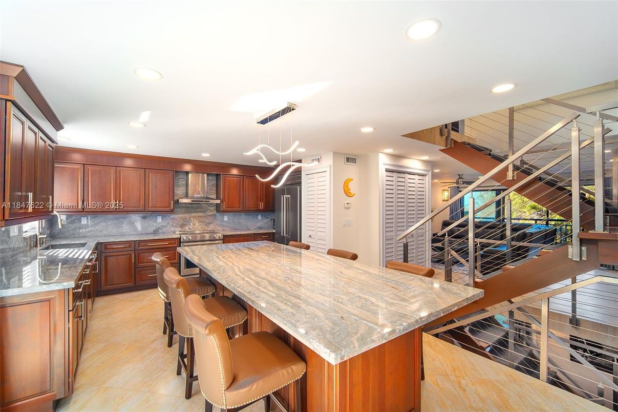 Interior, Kitchen, Recessed Lighting, Stainless Steel Appliances