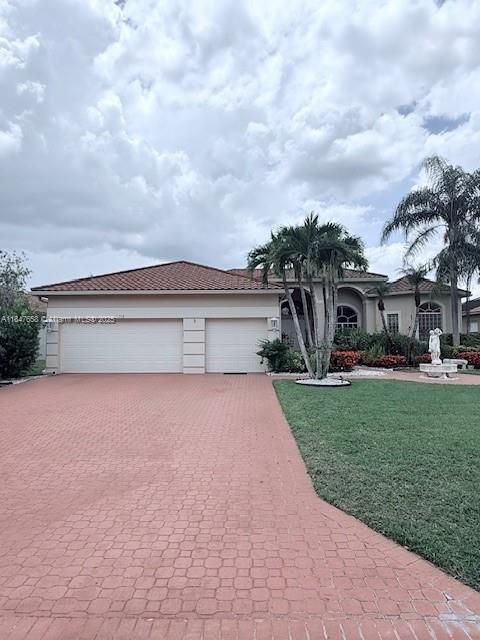 Attached, Backyard, Exterior, Facade, Mediterranean