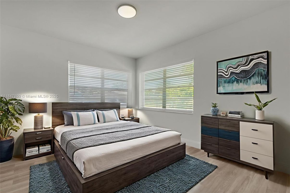 Bedroom, Interior, Wood Texture Flooring