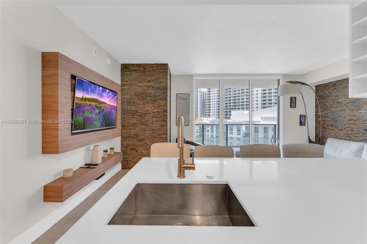 Interior, Kitchen, Stone Walls