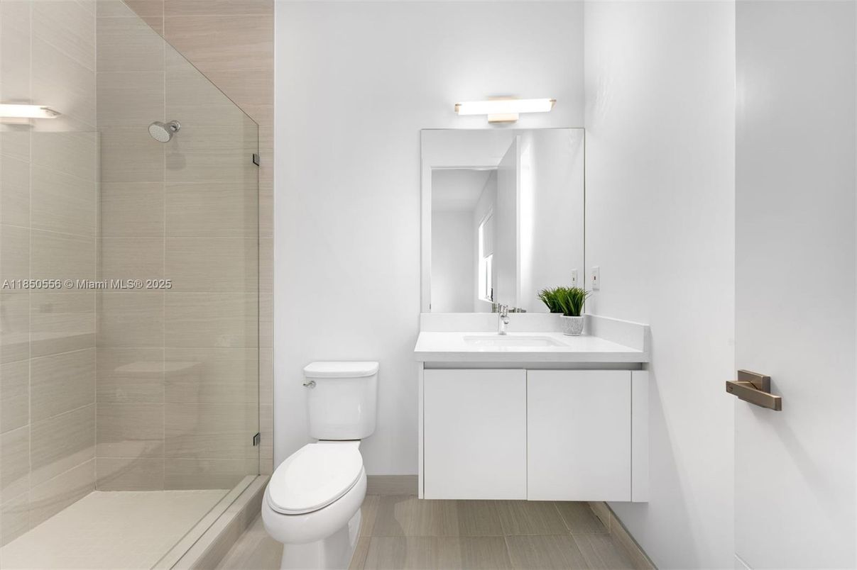 Bathroom, Glass Shower, Interior