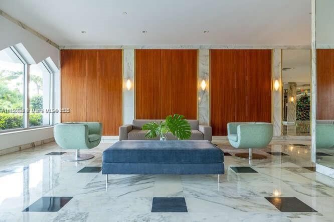 Interior, Living room, Marble, Recessed Lighting, Wooden Walls