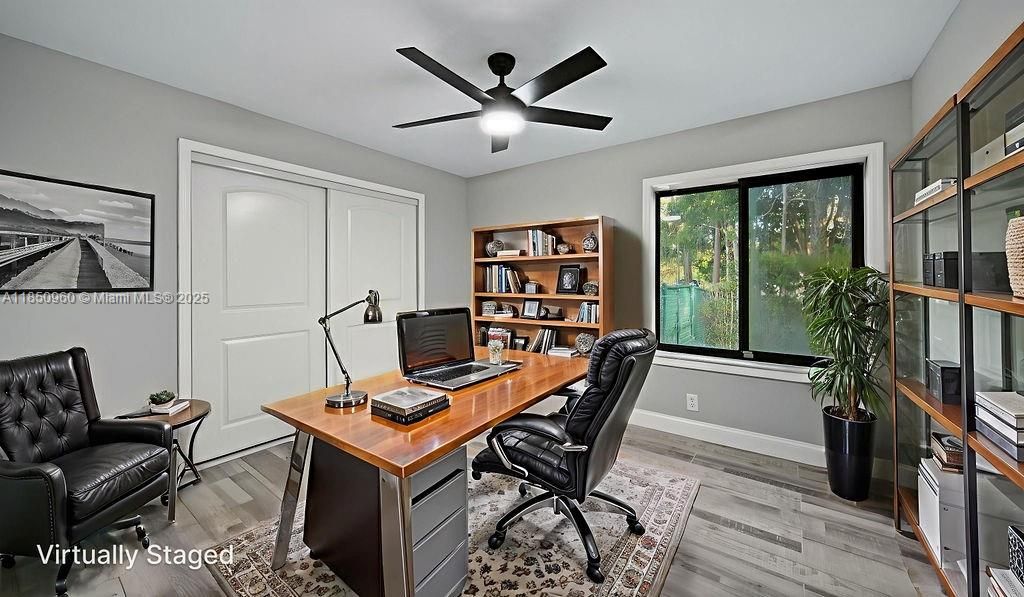 Home Office, Interior, Wood Texture Flooring