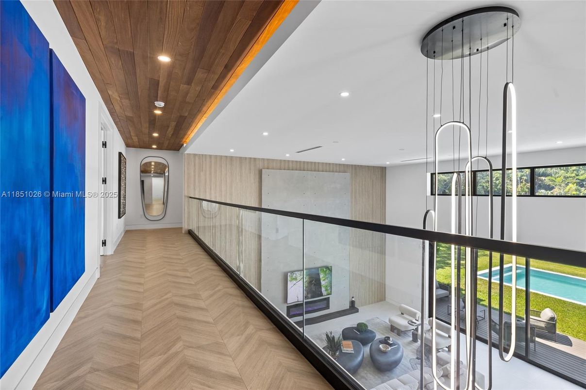 Interior, Pendant Lights, Recessed Lighting, Water, Wooden Ceilings, Wood Texture Flooring