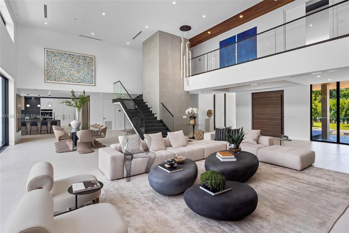 Interior, Living room, Recessed Lighting