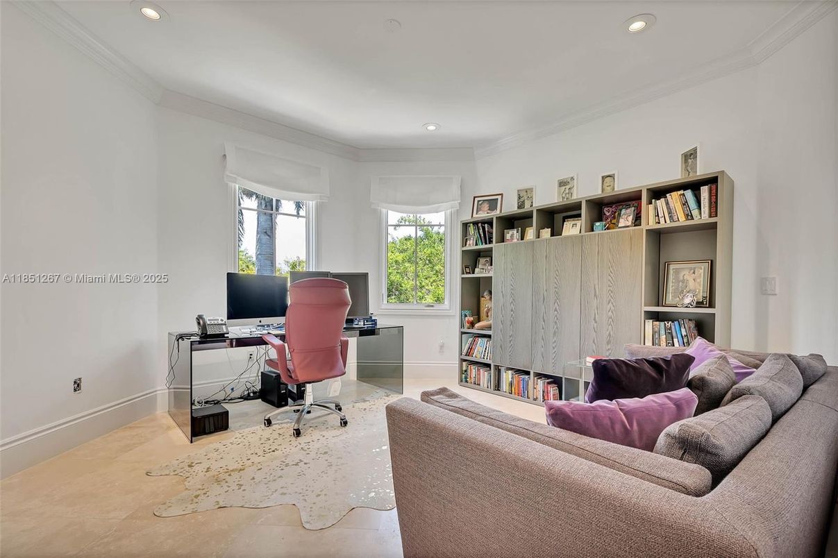 Home Office, Interior, Recessed Lighting