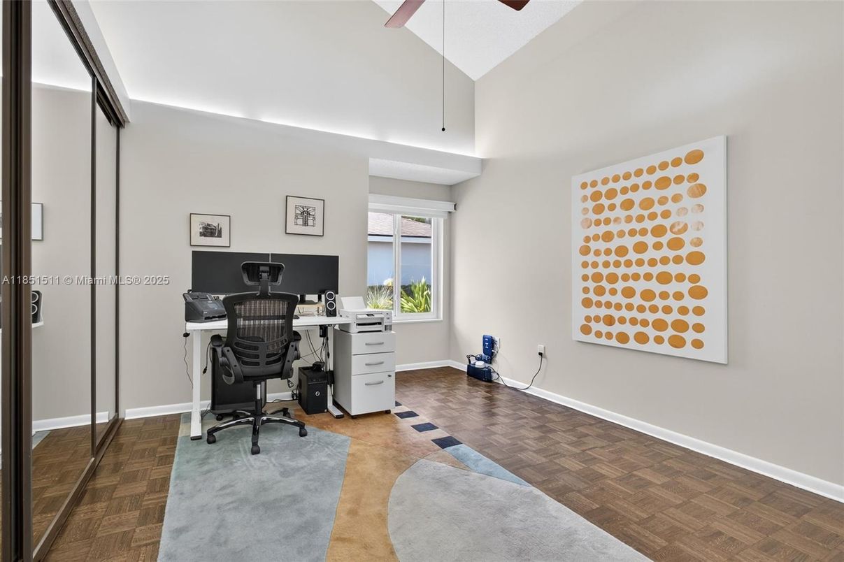 Home Office, Interior, Wood Texture Flooring