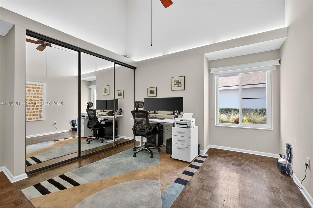 Home Office, Interior, Wood Texture Flooring
