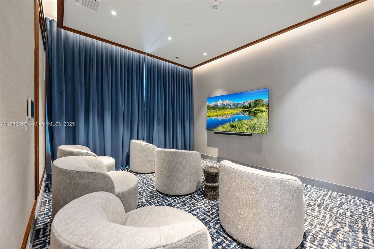 Interior, Recessed Lighting, Theatre Room