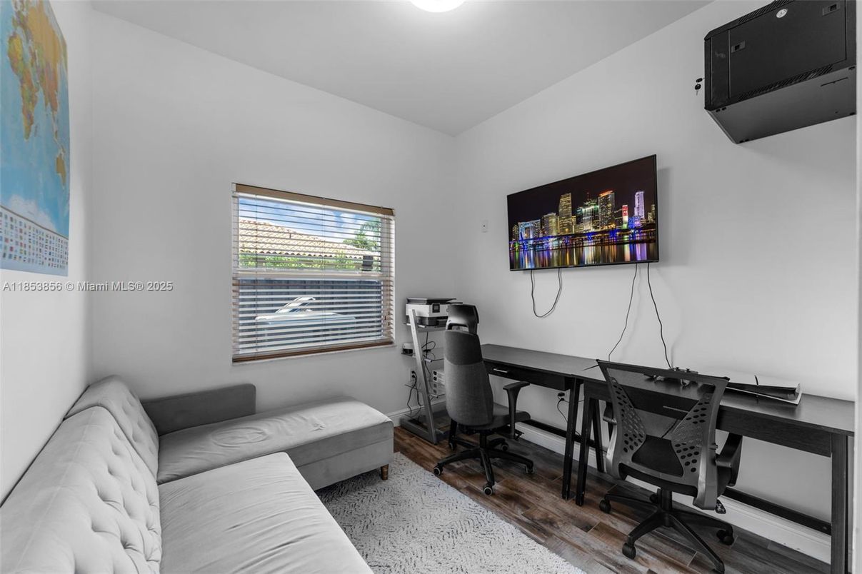 Home Office, Interior, Wood Texture Flooring