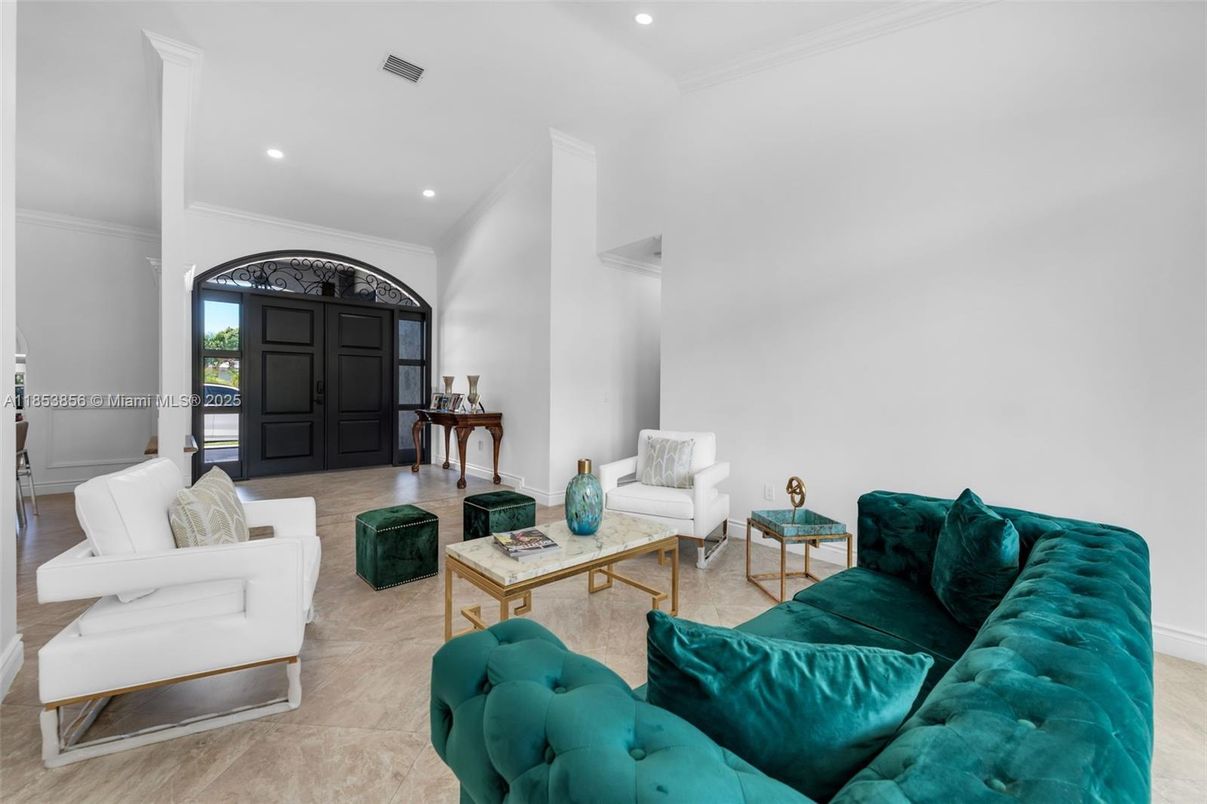 Interior, Living room, Recessed Lighting