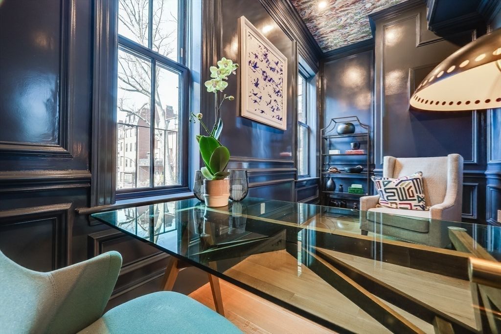 Home Office, Interior, Wood Texture Flooring