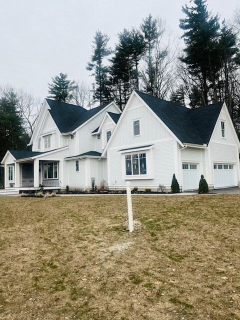 Attached, Backyard, Exterior, Facade, Farmhouse