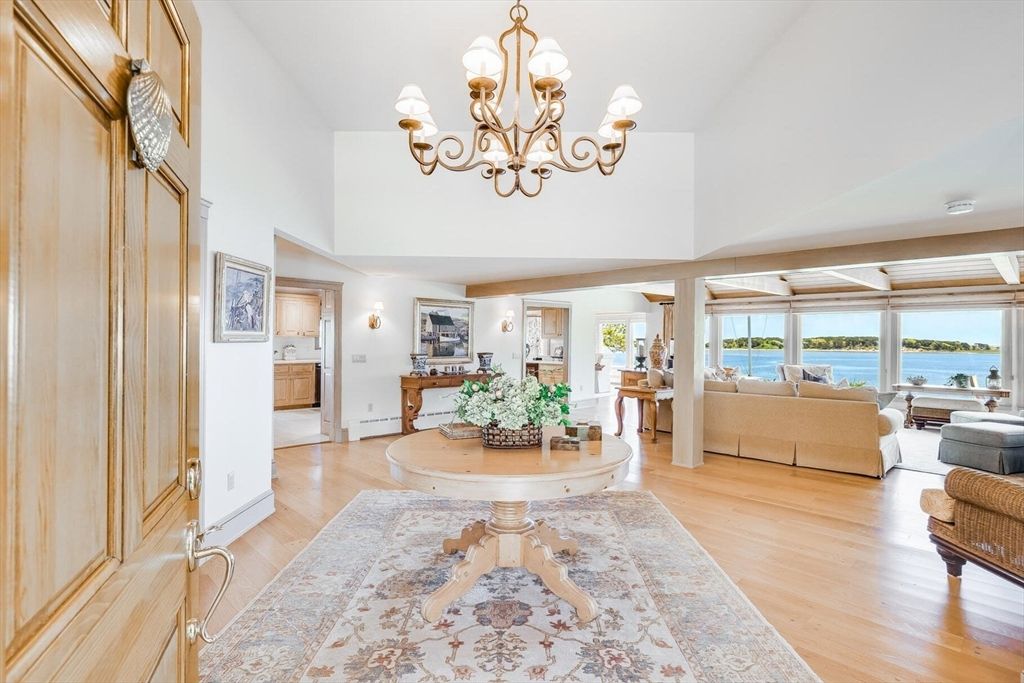 Chandelier, Interior, Living room, Water, Wood Texture Flooring