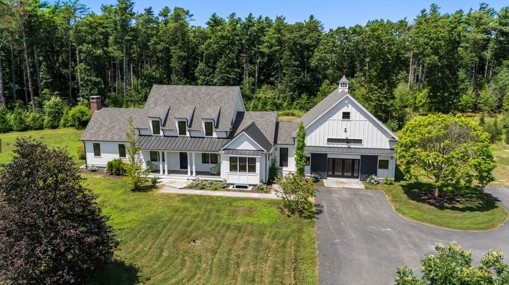 Attached, Backyard, Exterior, Facade, Farmhouse