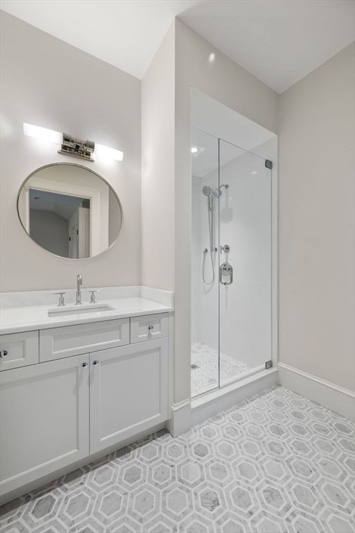 Bathroom, Glass Shower, Interior