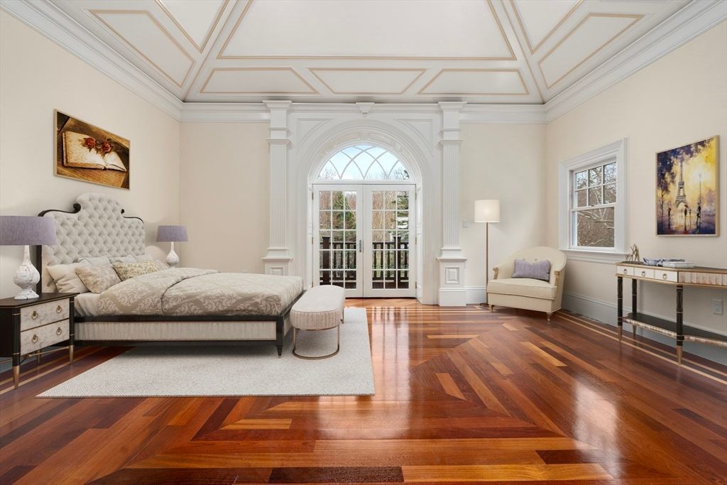 Bedroom, Interior, Wood Texture Flooring