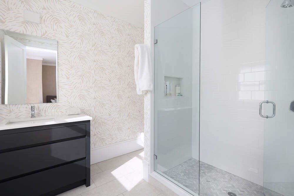 Bathroom, Glass Shower, Interior