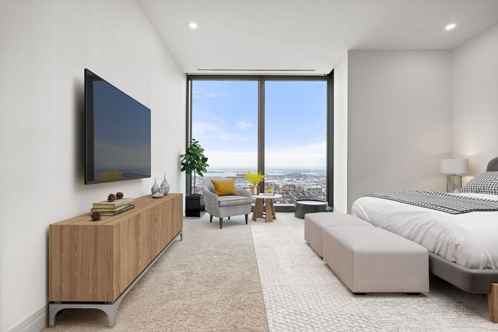 Bedroom, Interior, Recessed Lighting