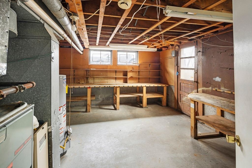 Interior, Stone Walls, Wooden Beams