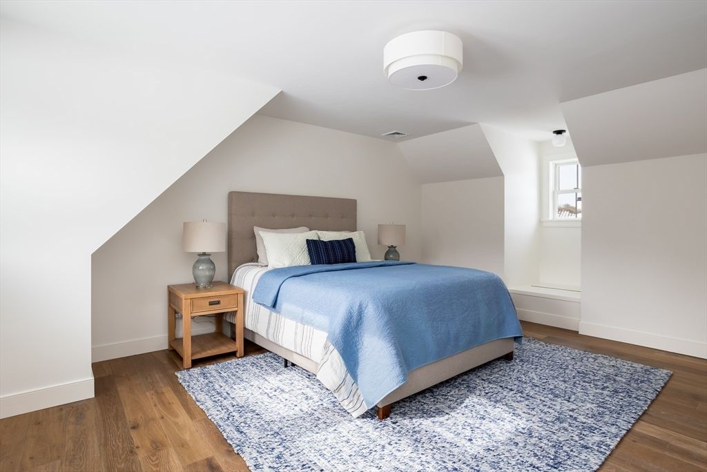 Home Office, Interior, Pendant Lights, Wood Texture Flooring
