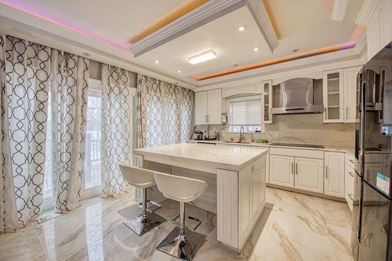 Interior, Kitchen, Marble, Marble Walls, Recessed Lighting