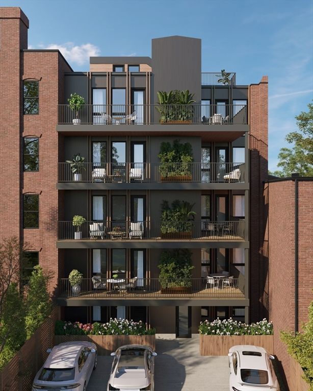 Exterior, Facade, Condo Building