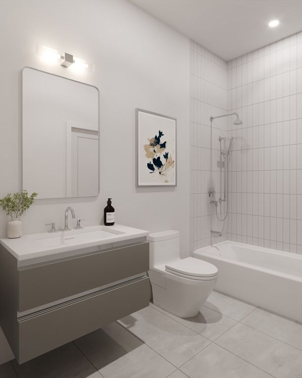 Bathroom, Interior, Recessed Lighting
