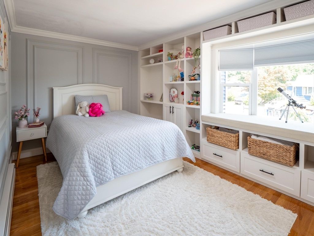 Bedroom, Interior, Wood Texture Flooring