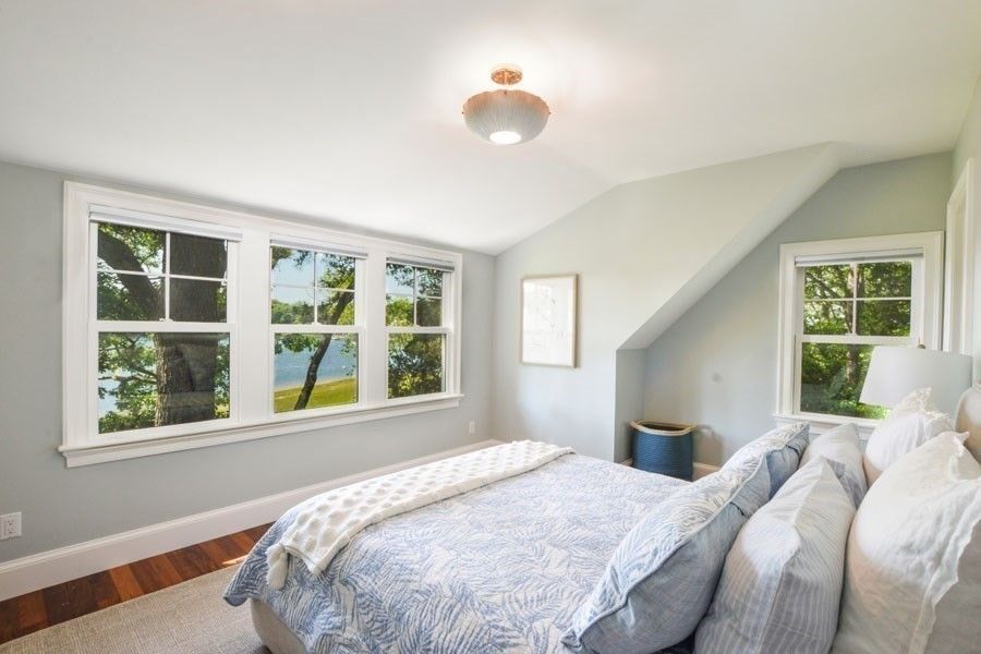 Bedroom, Interior, Water, Wood Texture Flooring
