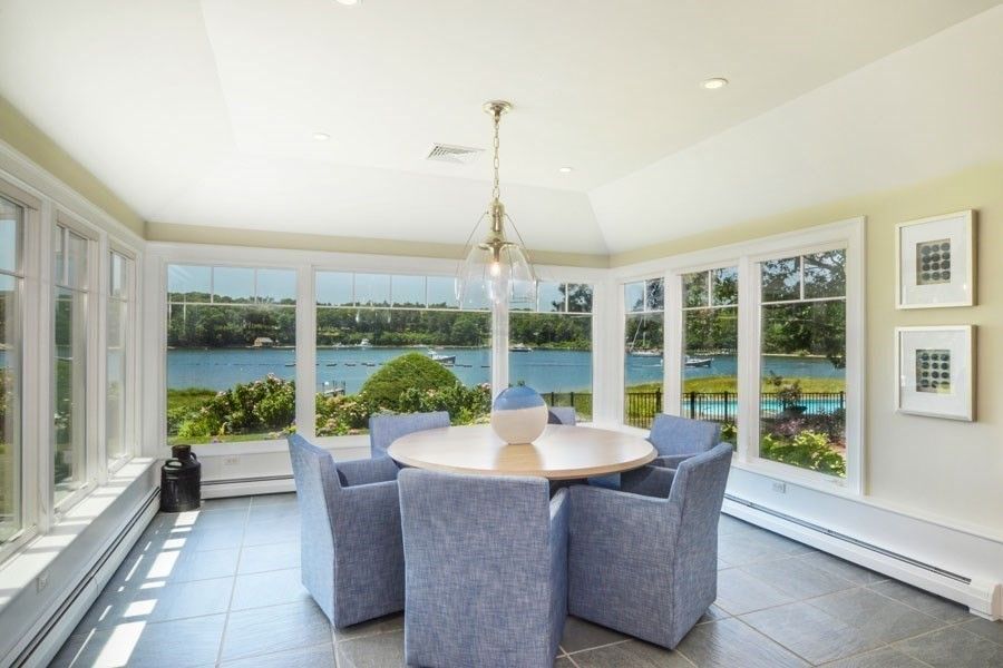 Dining room, Interior, Pendant Lights, Recessed Lighting, Water