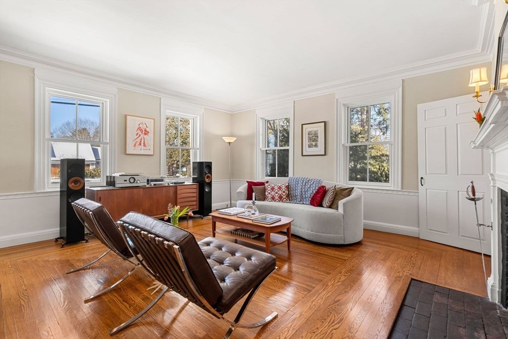Fireplace, Interior, Living room, Wood Texture Flooring