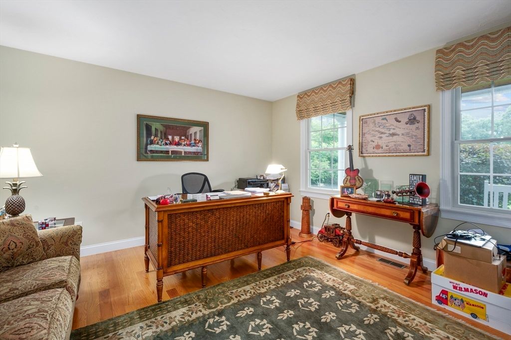 Home Office, Interior, Wood Texture Flooring